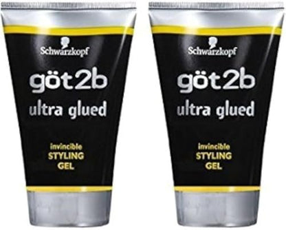 Got 2b Ultra Glued Invincible Styling Gel - Extreme Hold, 1.25 oz (Pack of 2)