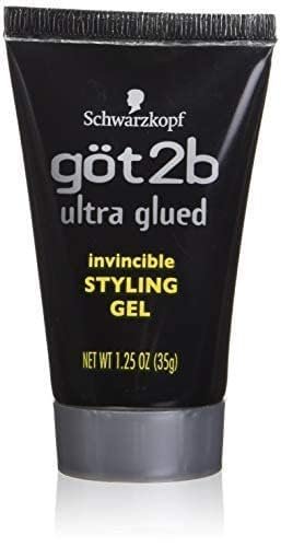 Got 2b Ultra Glued Invincible Styling Gel - Extreme Hold, 1.25 oz (Pack of 2)
