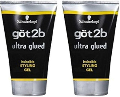 Got 2b Ultra Glued Invincible Styling Gel - Extreme Hold, 1.25 oz (Pack of 2)