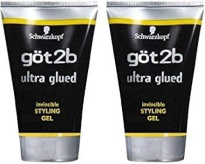 Got 2b Ultra Glued Invincible Styling Gel - Extreme Hold, 1.25 oz (Pack of 2)