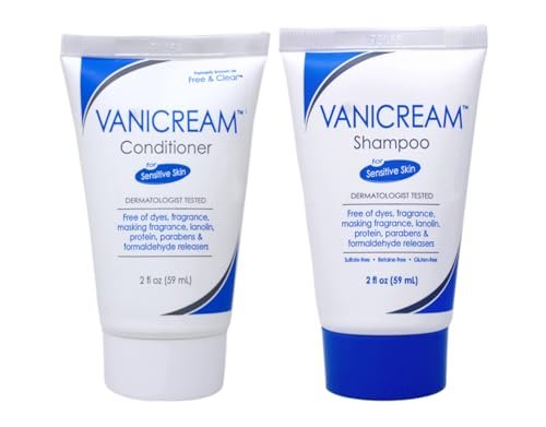 Vanicream Shampoo and Conditioner Travel Size Combo Set (2 oz each) – Gentle, Fragrance-Free Hair Care for Sensitive Scalps - görsel 1