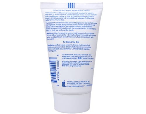 Vanicream Shampoo and Conditioner Travel Size Combo Set (2 oz each) – Gentle, Fragrance-Free Hair Care for Sensitive Scalps - görsel 5