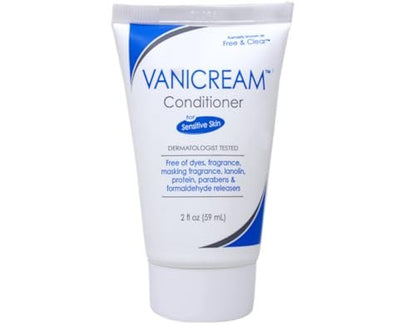 Vanicream Shampoo and Conditioner Travel Size Combo Set (2 oz each) – Gentle, Fragrance-Free Hair Care for Sensitive Scalps