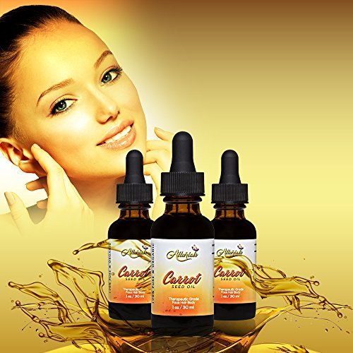 Allurials 100% Pure & Organic Carrot Seed Oil – Unrefined, Cold Pressed, Natural Daucus Carota Moisturizer for Skin, Face, and Hair Growth (1 Oz) - görsel 14