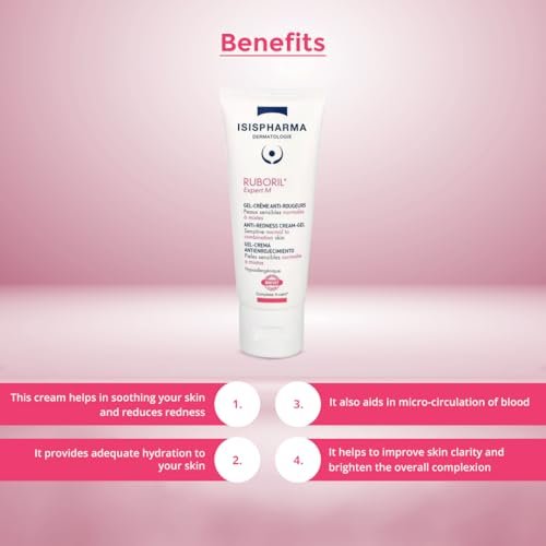 IsisPharma RUBORIL Expert M Anti-Redness Cream-Gel for Sensitive Skin, 40ml Avelisse