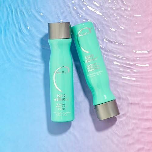 Malibu C Scalp Wellness Conditioner (9 oz) - Soothing Dry Scalp Conditioner with Eucalyptus & Spearmint Oil - Sulfate-Free Moisturizing Hair Conditioner - görsel 12