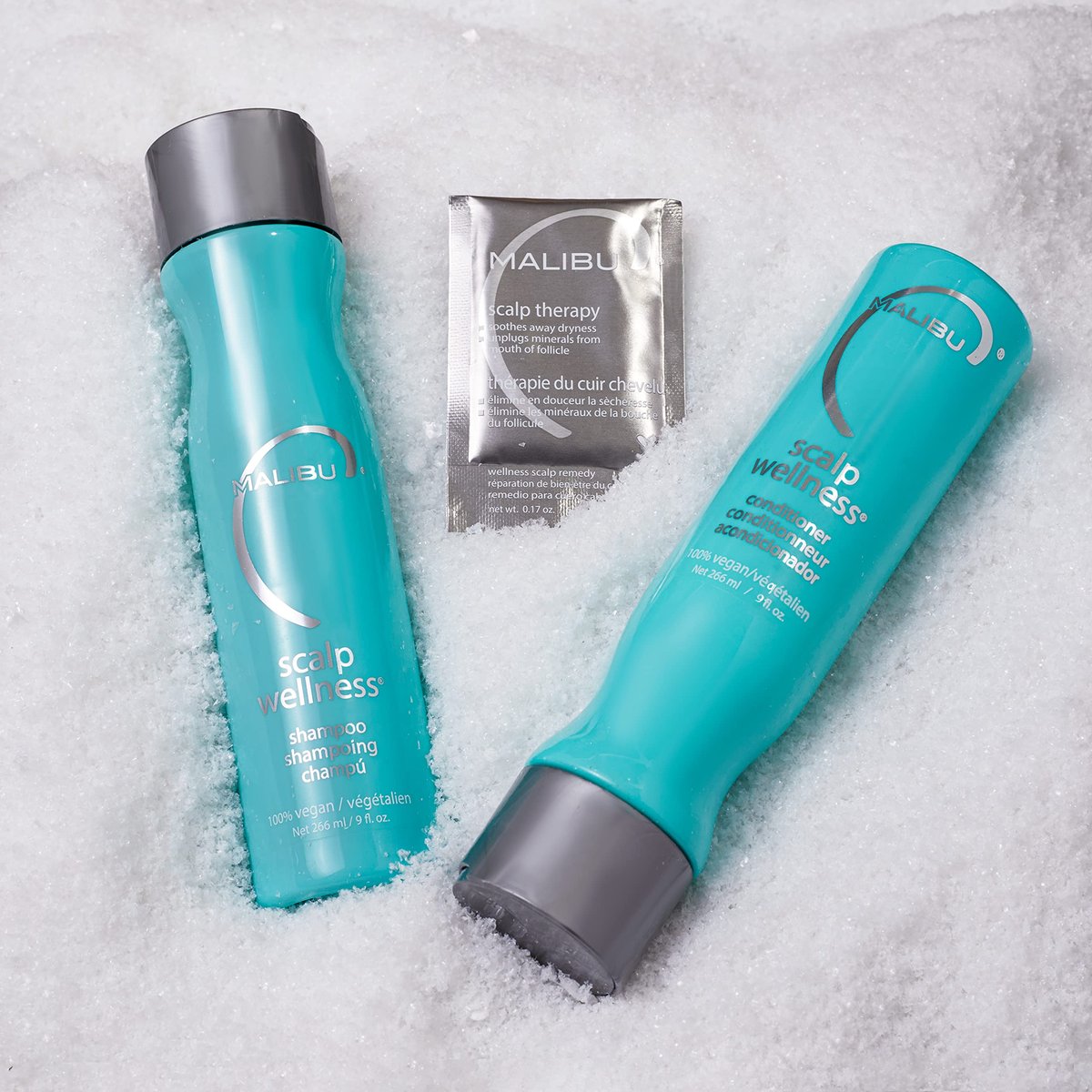 Malibu C Scalp Wellness Conditioner (9 oz) - Soothing Dry Scalp Conditioner with Eucalyptus & Spearmint Oil - Sulfate-Free Moisturizing Hair Conditioner - görsel 3