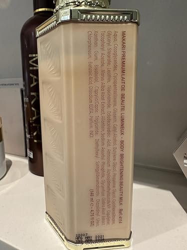 MAKARI Premium+ Body Brightening Beauty Milk - 4.57 fl oz | Anti-Aging Body Lotion for Soft, Smooth Skin | Helps Diminish Discolorations and Dark Marks | Enhances Luminosity and Vibrance Avelisse