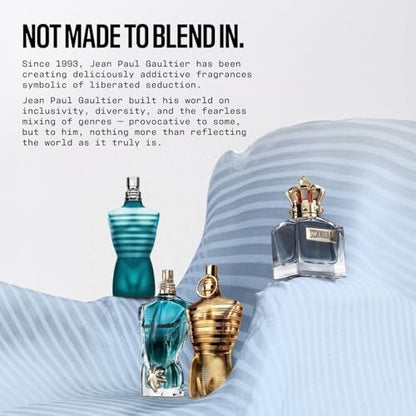 Jean Paul Gaultier Le Male Eau de Toilette - 2.5 oz - Long Lasting Amber Aromatic Cologne for Men Avelisse
