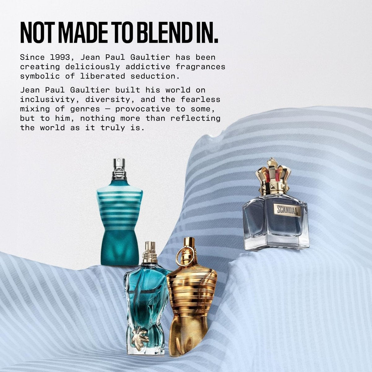 Jean Paul Gaultier Le Male Eau de Toilette - 2.5 oz - Long Lasting Amber Aromatic Cologne for Men Avelisse