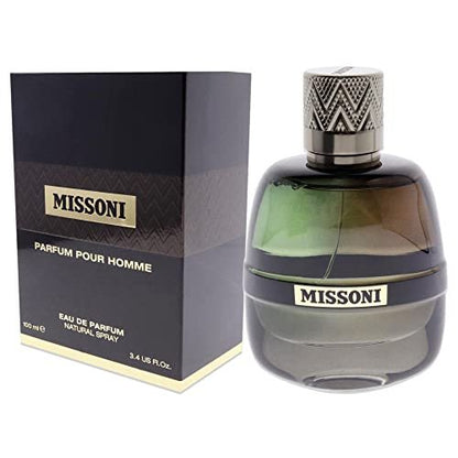 Missoni Pour Homme Men EDP Spray 3.4 Fl Oz - Elegant Woody Oriental Fragrance Avelisse