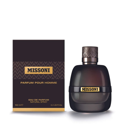 Missoni Pour Homme Men EDP Spray 3.4 Fl Oz - Elegant Woody Oriental Fragrance Avelisse