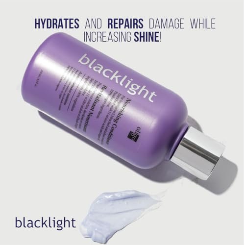 Oligo Professionnel Blacklight Nourishing Shampoo & Conditioner for Blondes - Sulfate-Free Vegan Duo Bundle (8.5 oz each) Avelisse