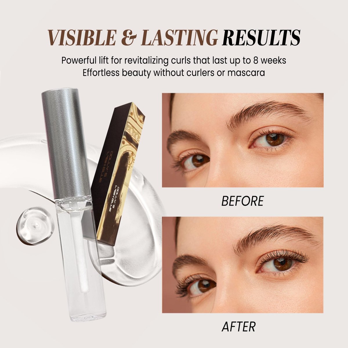 Dolly's Lash Premium Eyelash Extension Glue - Long-Lasting, Strong Hold Silicone Adhesive (5ml) Avelisse