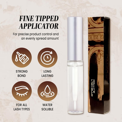 Dolly's Lash Premium Eyelash Extension Glue - Long-Lasting, Strong Hold Silicone Adhesive (5ml) Avelisse