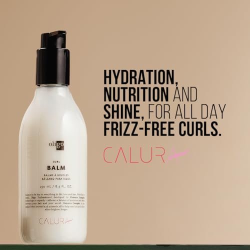 Oligo Professionnel Calura Curl Balm – Defining Cream for Wavy & Curly Hair | Sulfate & Paraben Free, Frizz Control, 8.5 oz Avelisse