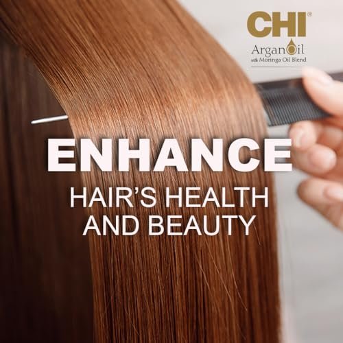 CHI Argan Oil plus Moringa Oil Luxe Trio Kit - Shampoo, Conditioner & Moringa Oil (3-Piece, 11 fl oz Each) Avelisse