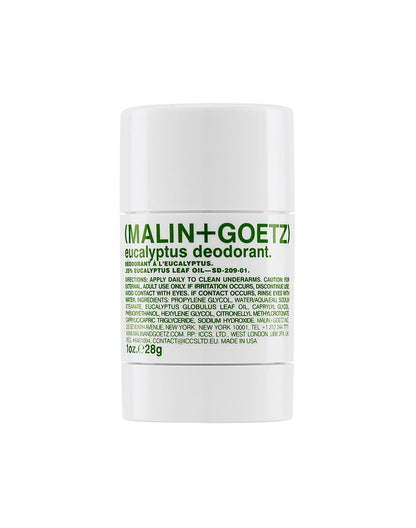 MALIN+GOETZ Eucalyptus Deodorant - Natural Aluminum-Free Deodorant for Men & Women, 1 oz