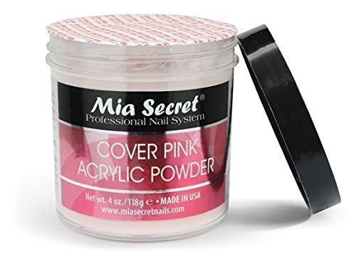 Mia Secret Cover Pink Acrylic Powder - 4 oz Professional Nail Enhancement Avelisse