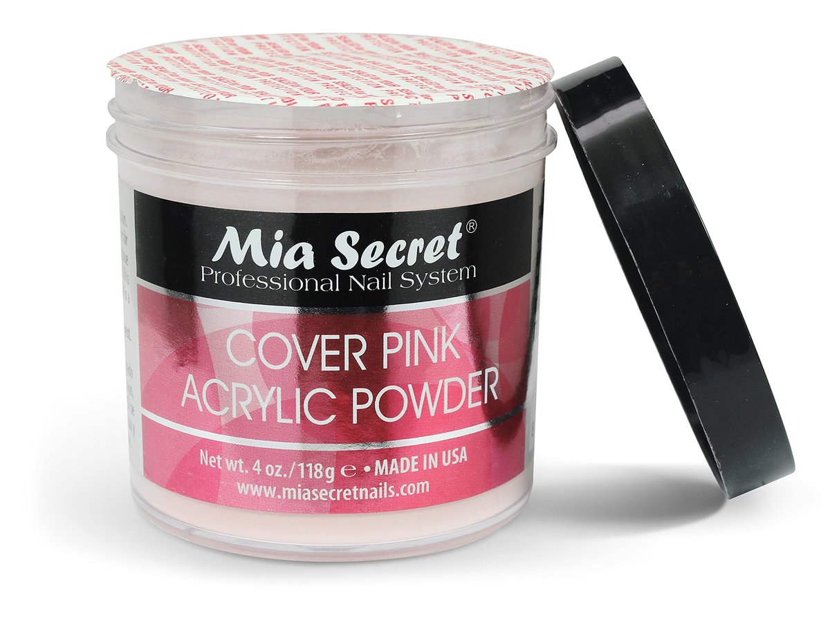 Mia Secret Cover Pink Acrylic Powder - 4 oz Professional Nail Enhancement Avelisse