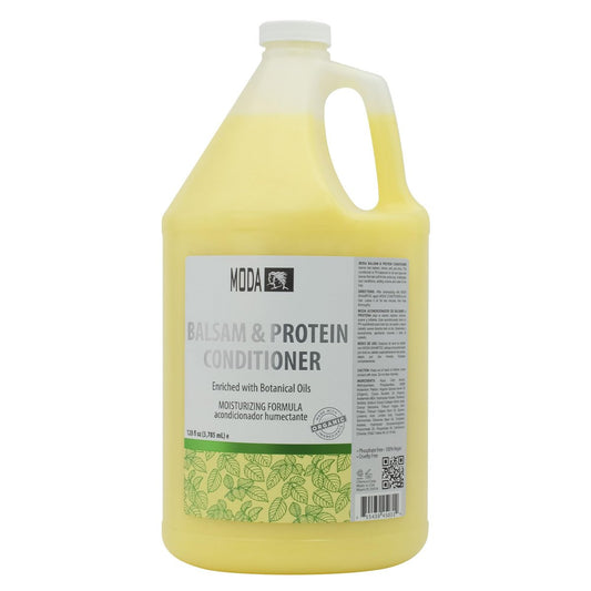 MODA Moisturizing Conditioner for All Hair Types - 128 oz Professional Size - Strengthens, Moisturizes, Adds Volume, Protects Color Avelisse