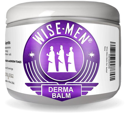 Wise Men Derma Relief Balm - Natural Skin Intensive Soothing Cream with Essential Oils, 4 oz Avelisse