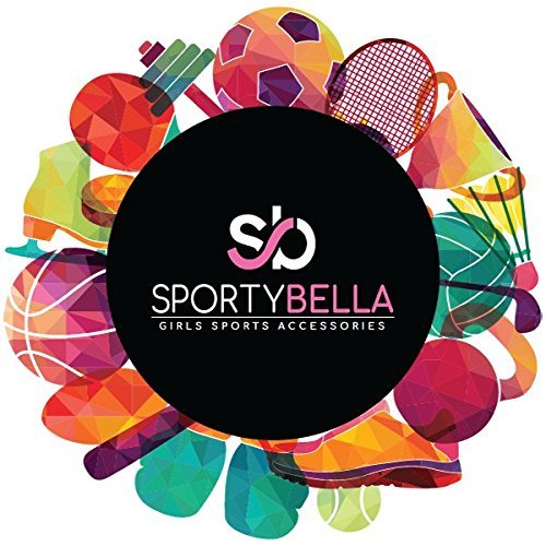SportyBella No Crease Elastic Hair Ties for Girls Soccer Players – 6 Pack, Kick It Color - görsel 17