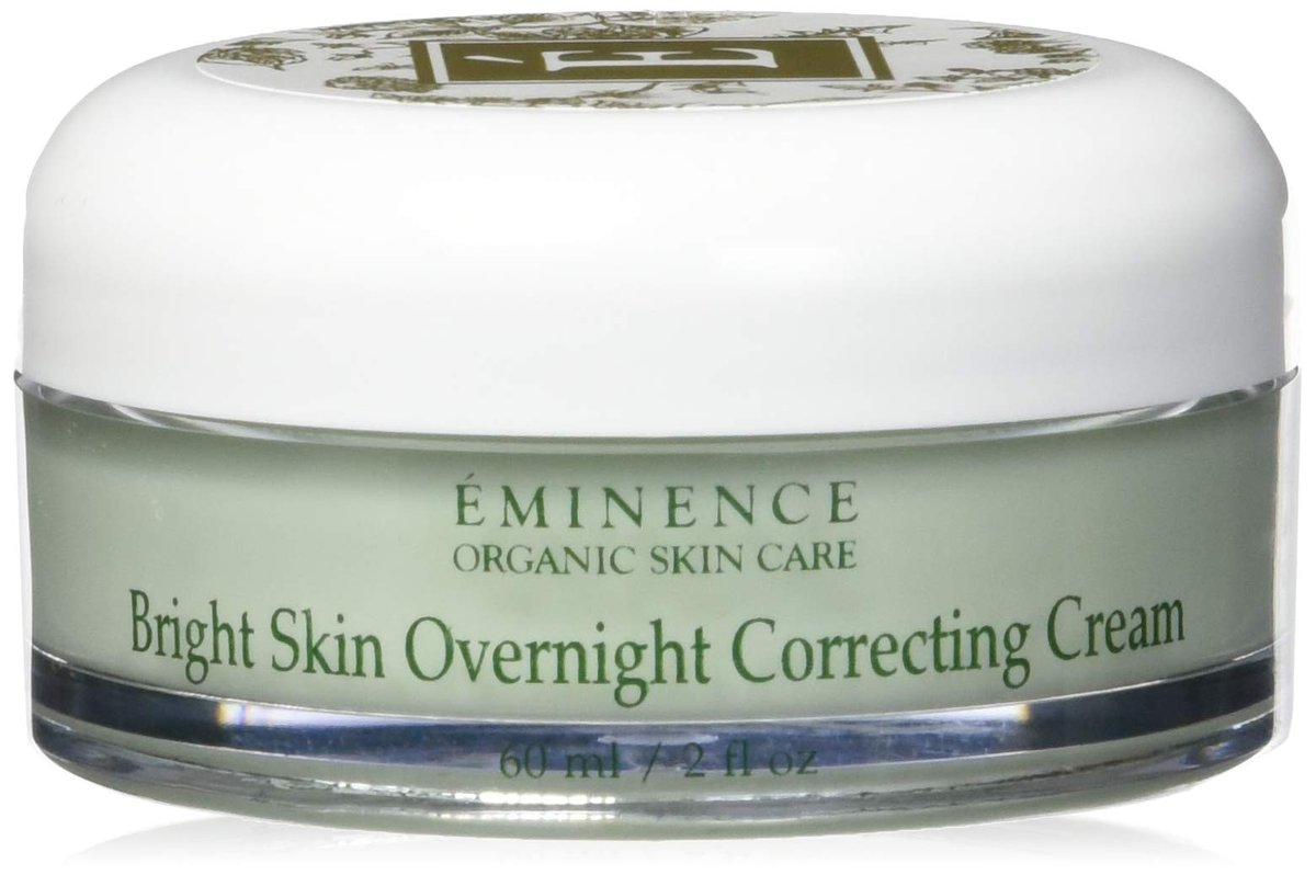 Eminence Bright Skin Overnight Correcting Cream – 2 oz Night Cream for Radiant Skin Avelisse