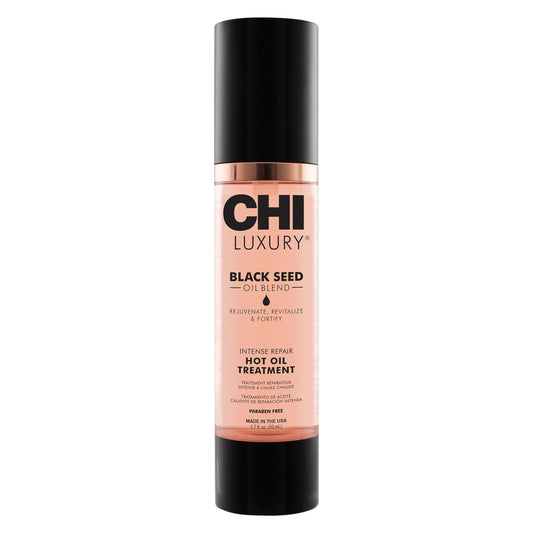 CHI Luxury Black Seed Oil Intense Repair Hot Oil Treatment - Moisturizes & Strengthens Dry & Damaged Hair - Sulfate, Paraben & Gluten-Free - 1.7 oz Avelisse