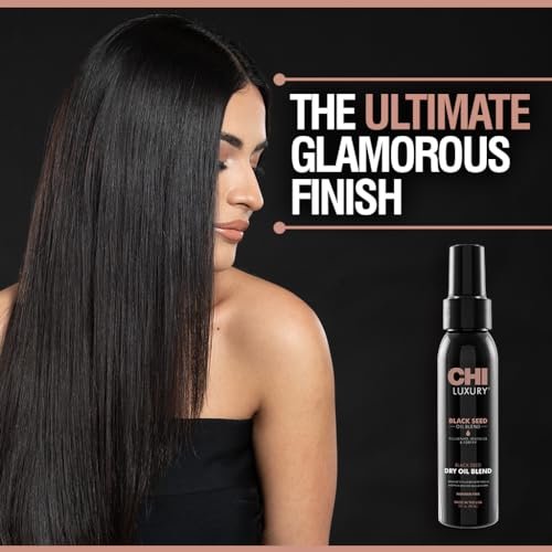 CHI Luxury Black Seed Oil Blend Dry Oil – Revitalizing & Nourishing Hair Oil for Smooth, Shiny Hair – Sulfate, Paraben & Cruelty-Free – 3 Oz Avelisse