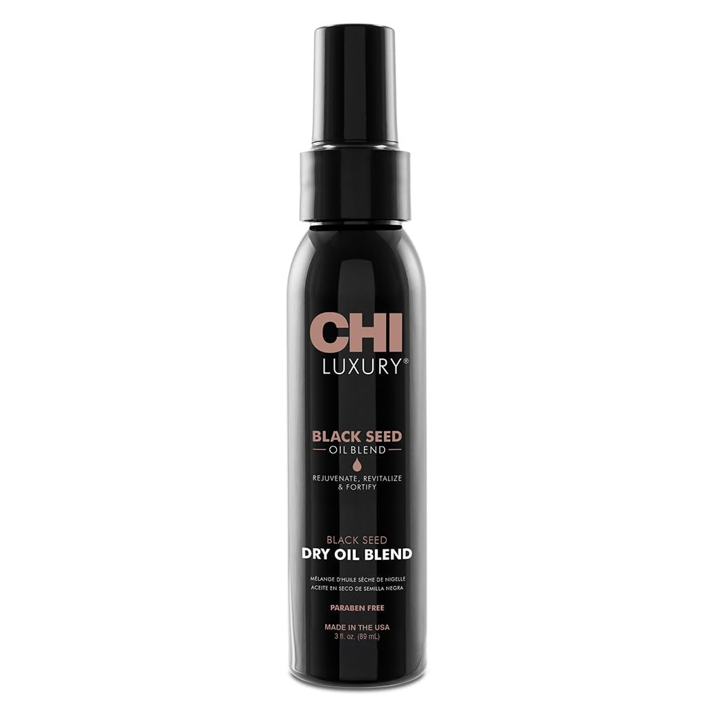 CHI Luxury Black Seed Oil Blend Dry Oil – Revitalizing & Nourishing Hair Oil for Smooth, Shiny Hair – Sulfate, Paraben & Cruelty-Free – 3 Oz Avelisse