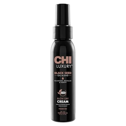 CHI Luxury Black Seed Oil Blow Dry Cream - Moisturizing Styling Cream for Sleek & Smooth Hair, Light-Hold, Sulfate, Paraben & Gluten-Free, 6 Oz Avelisse