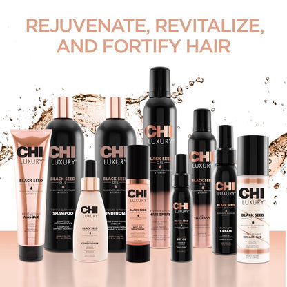 CHI Luxury Black Seed Oil Blow Dry Cream - Moisturizing Styling Cream for Sleek & Smooth Hair, Light-Hold, Sulfate, Paraben & Gluten-Free, 6 Oz Avelisse
