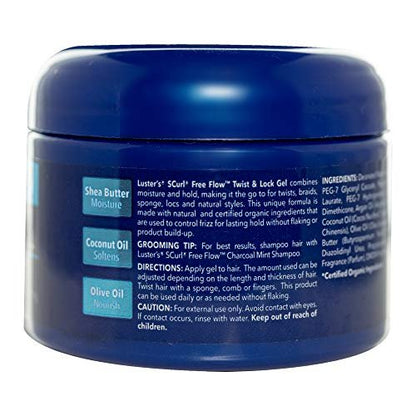 Luster's SCurl Free Flow Twist & Lock Gel - 9.5 oz for Defined Curls & Locs Avelisse