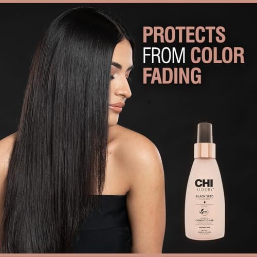 CHI Luxury Black Seed Oil Leave-In Conditioner – Moisturizing, Strengthening, Thermal Protectant, Sulfate-Free, Paraben-Free, Gluten-Free, 4 oz Avelisse