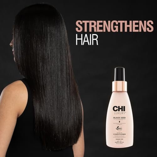 CHI Luxury Black Seed Oil Leave-In Conditioner – Moisturizing, Strengthening, Thermal Protectant, Sulfate-Free, Paraben-Free, Gluten-Free, 4 oz Avelisse