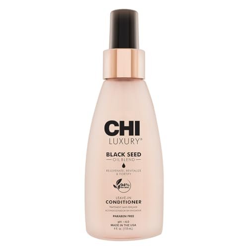 CHI Luxury Black Seed Oil Leave-In Conditioner – Moisturizing, Strengthening, Thermal Protectant, Sulfate-Free, Paraben-Free, Gluten-Free, 4 oz Avelisse
