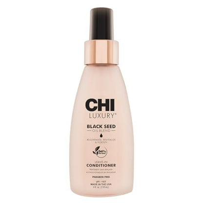 CHI Luxury Black Seed Oil Leave-In Conditioner – Moisturizing, Strengthening, Thermal Protectant, Sulfate-Free, Paraben-Free, Gluten-Free, 4 oz Avelisse