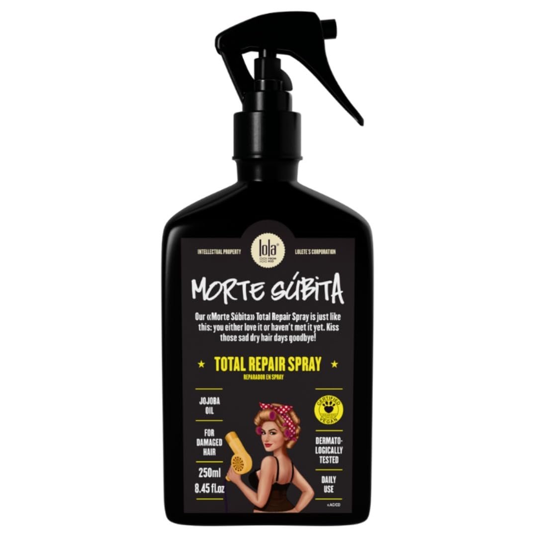 Lola From Rio Morte Súbita Total Hair Repair & Heat Protectant Spray - 8.45 fl oz Avelisse