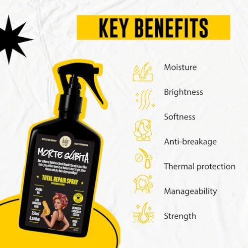 Lola From Rio Morte Súbita Total Hair Repair & Heat Protectant Spray - 8.45 fl oz Avelisse