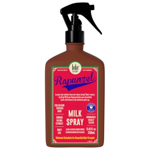Lola From Rio Rapunzel Milk Spray – Hydrating Leave-In Conditioner & Detangler for Dry, Damaged Hair – 8.45 fl oz - görsel 2