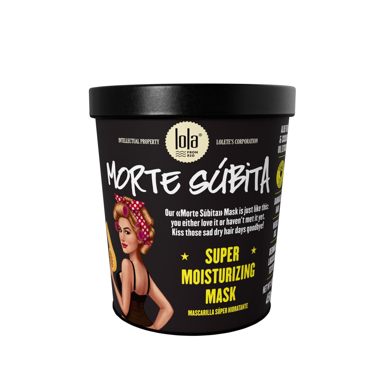 Lola from Rio Morte Subita Intensive Treatment Hair Mask – 15.87 oz for Dry, Damaged, Frizzy & Chemically Treated Hair - görsel 2