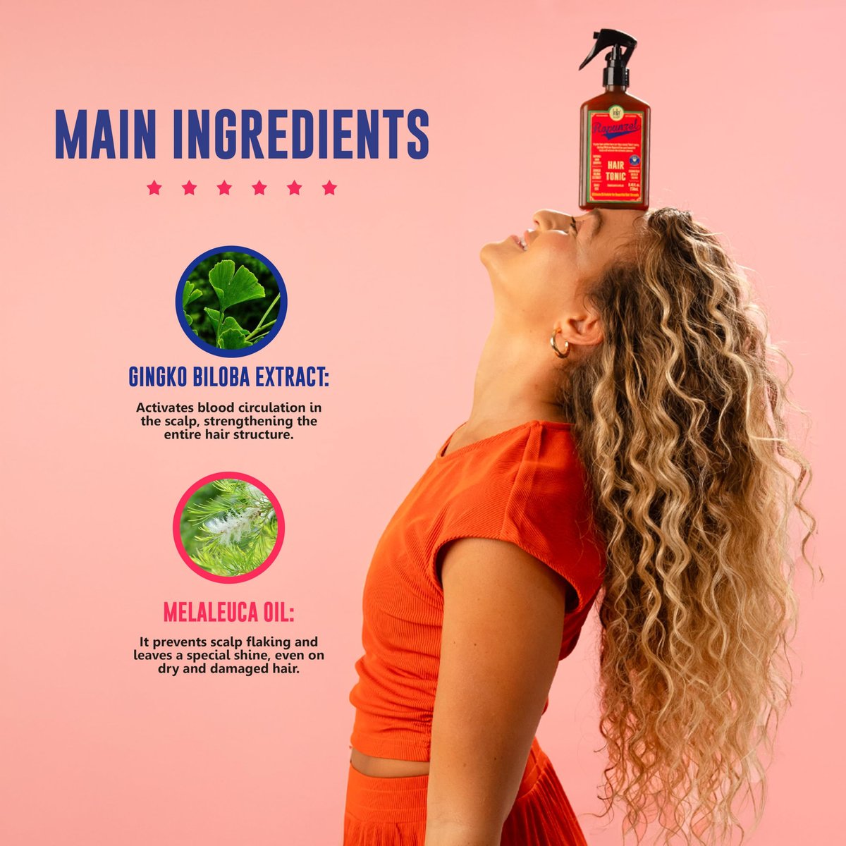 Lola From Rio – Rapunzel Hair Tonic Spray for Women – Hair Strengthening Treatment – Thickening Spray for Fine Hair – Supports Fuller, Healthier-Looking Hair – 8.45 fl oz Avelisse