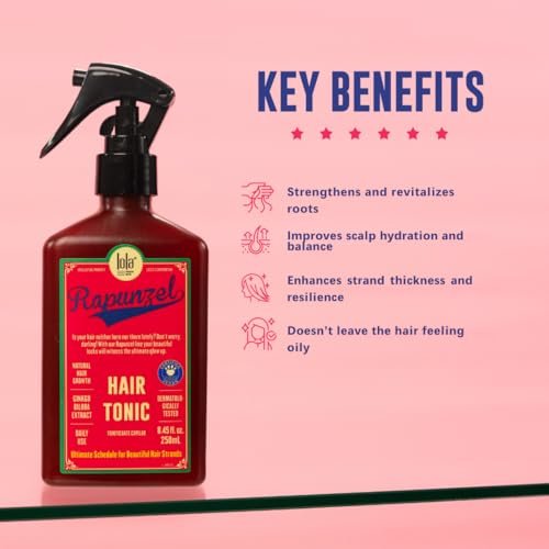 Lola From Rio – Rapunzel Hair Tonic Spray for Women – Hair Strengthening Treatment – Thickening Spray for Fine Hair – Supports Fuller, Healthier-Looking Hair – 8.45 fl oz Avelisse