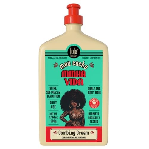Lola From Rio – Meu Cacho Minha Vida – Curl Defining Cream for Soft, Bouncy Curls & Waves – Lightweight Moisturizing Curl Enhancer – 17.6 fl oz - görsel 1