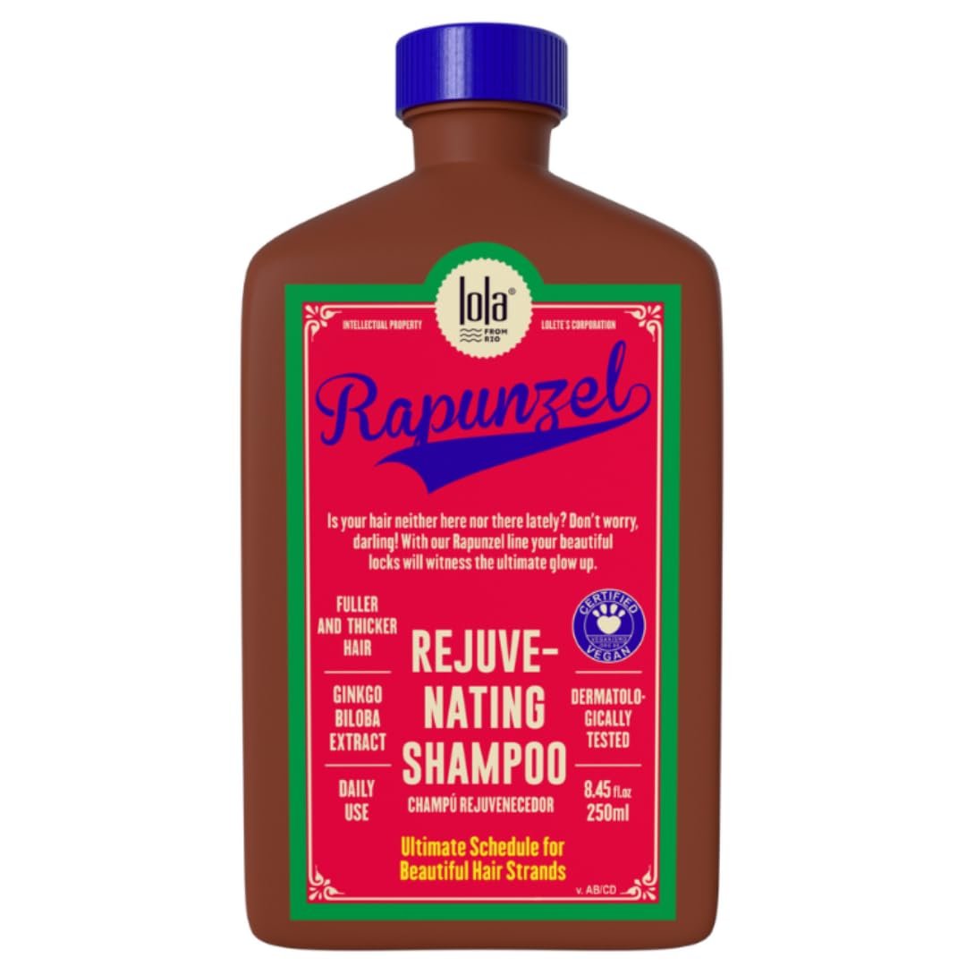 Lola From Rio Rapunzel Rejuvenating Shampoo – Nourishing & Strengthening Shampoo for Fine, Thinning Hair – Sulfate-Free & Hydrating – 8.45 fl oz Avelisse