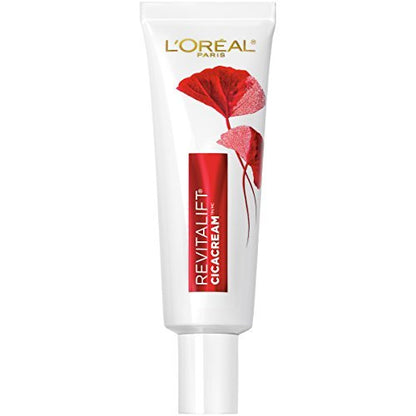 L'Oreal Paris Revitalift Cicacream Anti-Aging Face Moisturizer with Centella Asiatica - Anti-Wrinkle & Skin Barrier Repair, Fragrance Free, Paraben Free, 1.7 fl oz