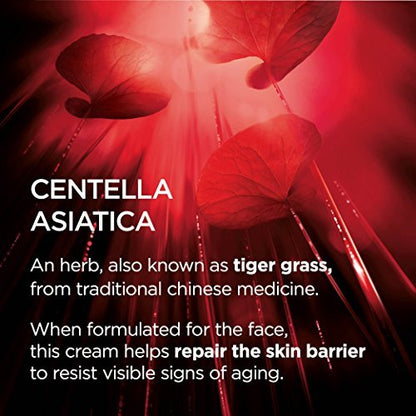 L'Oreal Paris Revitalift Cicacream Anti-Aging Face Moisturizer with Centella Asiatica - Anti-Wrinkle & Skin Barrier Repair, Fragrance Free, Paraben Free, 1.7 fl oz