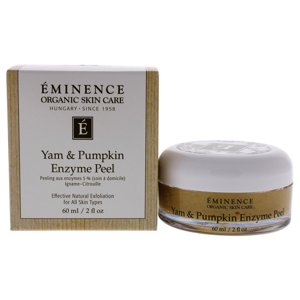 Eminence Yam and Pumpkin Enzyme Peel - Gentle Exfoliating Facial Peel, 2 oz Avelisse