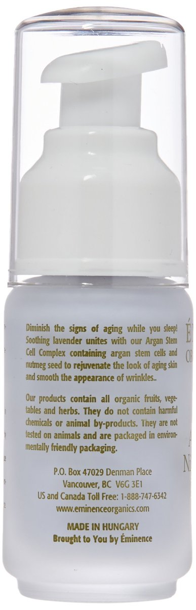 Eminence Lavender Age Corrective Night Concentrate – 1.2 oz Serum for Rejuvenating Nighttime Skincare Avelisse